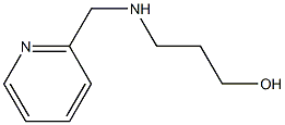 3-[(pyridin-2-ylmethyl)amino]propan-1-ol 结构式