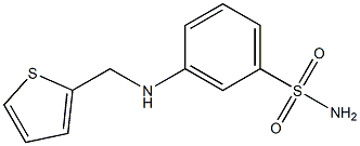 3-[(thiophen-2-ylmethyl)amino]benzene-1-sulfonamide 结构式