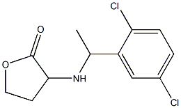 3-{[1-(2,5-dichlorophenyl)ethyl]amino}oxolan-2-one 结构式