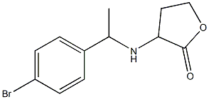 3-{[1-(4-bromophenyl)ethyl]amino}oxolan-2-one 结构式