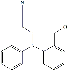 3-{[2-(chloromethyl)phenyl](phenyl)amino}propanenitrile 结构式