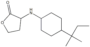 3-{[4-(2-methylbutan-2-yl)cyclohexyl]amino}oxolan-2-one 结构式