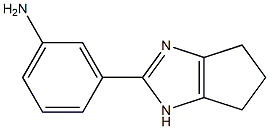 3-{1H,4H,5H,6H-cyclopenta[d]imidazol-2-yl}aniline 结构式