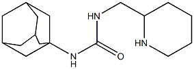 3-adamantan-1-yl-1-(piperidin-2-ylmethyl)urea 结构式