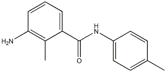 3-amino-2-methyl-N-(4-methylphenyl)benzamide 结构式