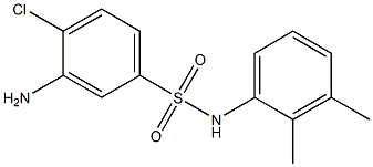 3-amino-4-chloro-N-(2,3-dimethylphenyl)benzene-1-sulfonamide 结构式