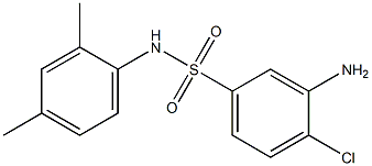 3-amino-4-chloro-N-(2,4-dimethylphenyl)benzene-1-sulfonamide 结构式