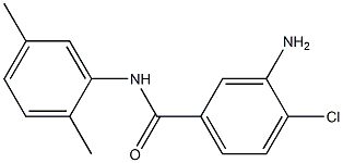 3-amino-4-chloro-N-(2,5-dimethylphenyl)benzamide 结构式