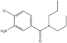 3-amino-4-chloro-N,N-dipropylbenzamide 结构式