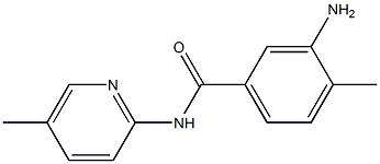 3-amino-4-methyl-N-(5-methylpyridin-2-yl)benzamide 结构式