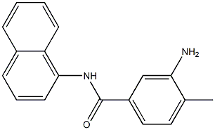 3-amino-4-methyl-N-(naphthalen-1-yl)benzamide 结构式