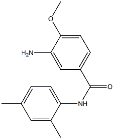 3-amino-N-(2,4-dimethylphenyl)-4-methoxybenzamide 结构式