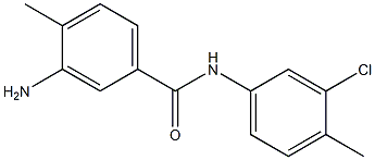 3-amino-N-(3-chloro-4-methylphenyl)-4-methylbenzamide 结构式