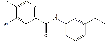 3-amino-N-(3-ethylphenyl)-4-methylbenzamide 结构式