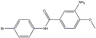 3-amino-N-(4-bromophenyl)-4-methoxybenzamide 结构式