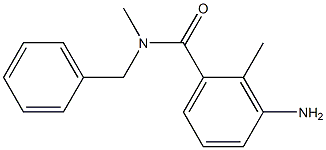 3-amino-N-benzyl-N,2-dimethylbenzamide 结构式