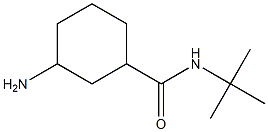 3-amino-N-tert-butylcyclohexane-1-carboxamide 结构式