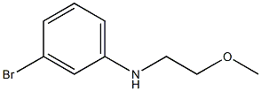 3-bromo-N-(2-methoxyethyl)aniline 结构式