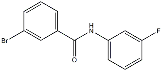 3-bromo-N-(3-fluorophenyl)benzamide 结构式
