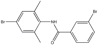 3-bromo-N-(4-bromo-2,6-dimethylphenyl)benzamide 结构式