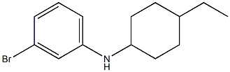 3-bromo-N-(4-ethylcyclohexyl)aniline 结构式