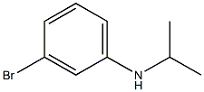 3-bromo-N-(propan-2-yl)aniline 结构式