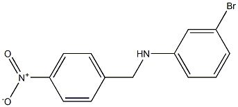 3-bromo-N-[(4-nitrophenyl)methyl]aniline 结构式