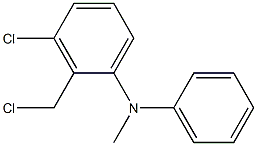 3-chloro-2-(chloromethyl)-N-methyl-N-phenylaniline 结构式