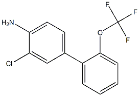 3-chloro-2'-(trifluoromethoxy)-1,1'-biphenyl-4-amine 结构式