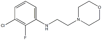 3-chloro-2-fluoro-N-[2-(morpholin-4-yl)ethyl]aniline 结构式