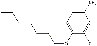 3-chloro-4-(heptyloxy)aniline 结构式