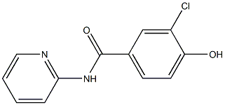 3-chloro-4-hydroxy-N-(pyridin-2-yl)benzamide 结构式
