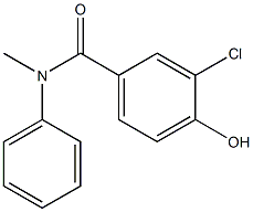 3-chloro-4-hydroxy-N-methyl-N-phenylbenzamide 结构式
