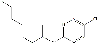 3-chloro-6-(octan-2-yloxy)pyridazine 结构式