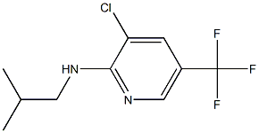3-chloro-N-(2-methylpropyl)-5-(trifluoromethyl)pyridin-2-amine 结构式