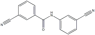 3-cyano-N-(3-cyanophenyl)benzamide 结构式