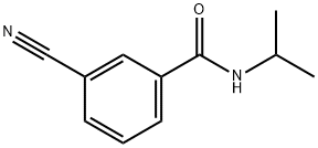 3-cyano-N-isopropylbenzamide 结构式
