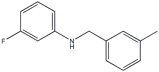 3-fluoro-N-[(3-methylphenyl)methyl]aniline 结构式