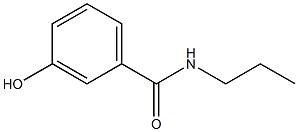 3-hydroxy-N-propylbenzamide 结构式