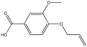 3-methoxy-4-(prop-2-en-1-yloxy)benzoic acid 结构式