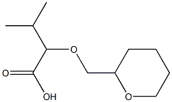 3-methyl-2-(tetrahydro-2H-pyran-2-ylmethoxy)butanoic acid 结构式