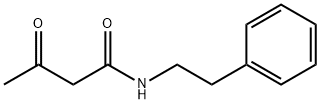 3-oxo-N-(2-phenylethyl)butanamide 结构式