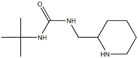 3-tert-butyl-1-(piperidin-2-ylmethyl)urea 结构式