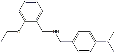 4-({[(2-ethoxyphenyl)methyl]amino}methyl)-N,N-dimethylaniline 结构式