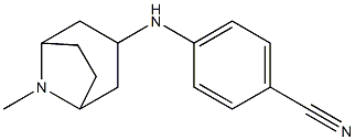 4-({8-methyl-8-azabicyclo[3.2.1]octan-3-yl}amino)benzonitrile 结构式