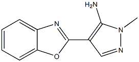 4-(1,3-benzoxazol-2-yl)-1-methyl-1H-pyrazol-5-amine 结构式