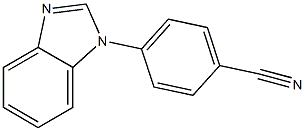 4-(1H-1,3-benzodiazol-1-yl)benzonitrile 结构式
