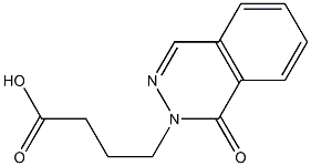 4-(1-oxo-1,2-dihydrophthalazin-2-yl)butanoic acid 结构式