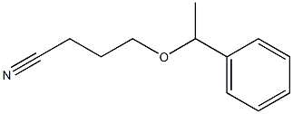 4-(1-phenylethoxy)butanenitrile 结构式