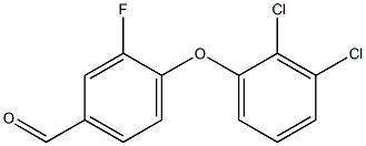 4-(2,3-dichlorophenoxy)-3-fluorobenzaldehyde 结构式